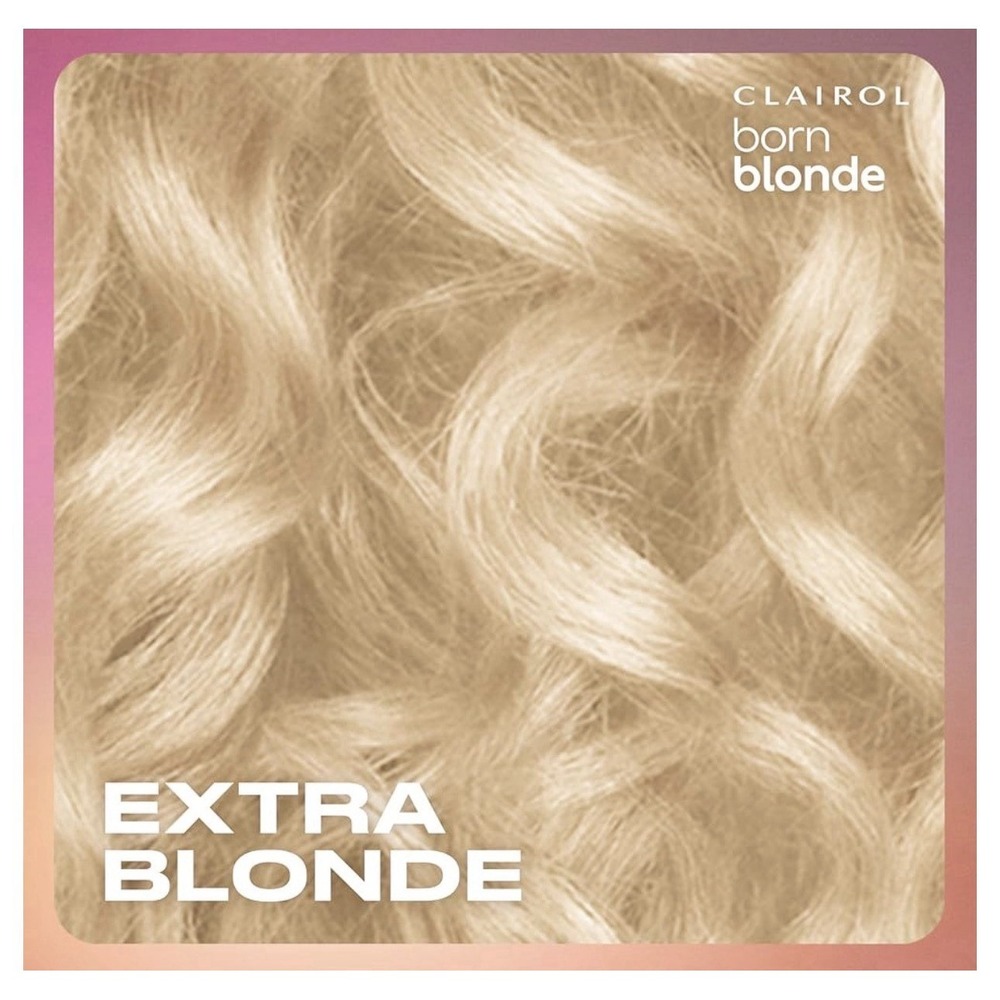 Clairol Born Blonde Extra Blonde Hair Lightening System Bleach Kit 1 Application - Picture 2 of 4